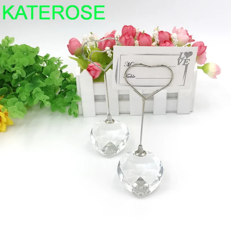 6 шт. Выбор Хрустальная коллекция сердце дизайн кристалл место держателей карт
