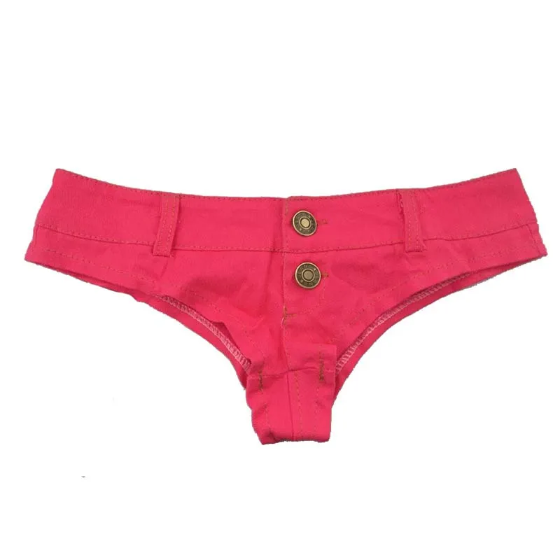 Rose shorts TASTIEN женские сексуальные джинсовые шорты джинсы летние стринги стрейч мини супер шорты Полюс Одежда для танцев Клубные брюки плюс размер шорты - Цвет: Rose shorts