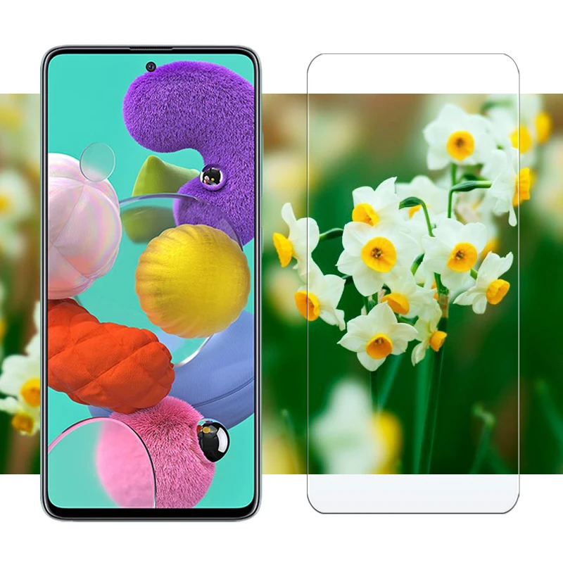 a51 glass screen protector on for samsung galaxy a 51 51a protective armor sheet galaxya51 samsunga51 tempered glas film 3pcs a7 free global shipping