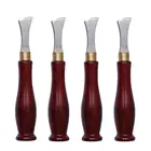 Кожевенный резак с арочными краями, резак с мелким пазом, инструмент для декорирования линий, пробойник, инструмент для встраивания резьбы, кожевенное ремесло, 1-2,5 мм