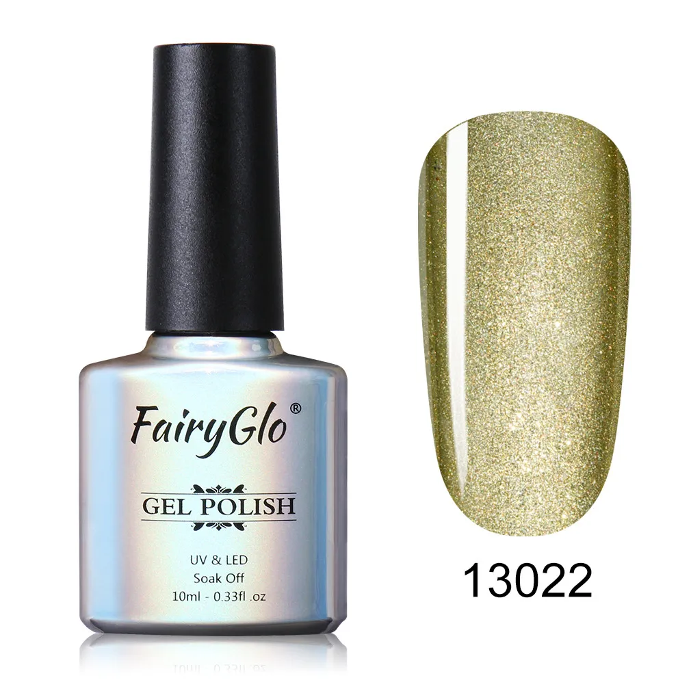 13022 FairyGlo 10ml 5D Wide Line Cat Eye UV Gel Polish Chameleon Cat's Eyes Nail Gel Polish Magentic Nail Gel Varnish Enamel Lacquer - Цвет: 13022