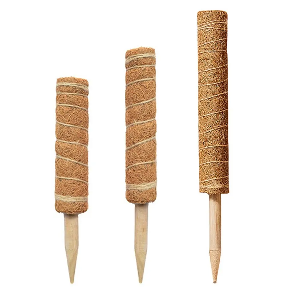 

Garden Coir Totem Coconut Palm Sticks Vine Support Plant Moss Pole Pole Moss Stick For Climbing Plants Support Extension