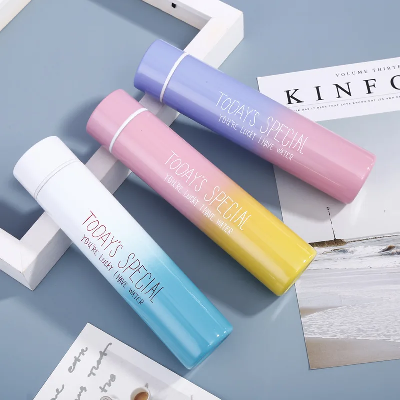 200 мл тонкая Термокружка с двойными стенками дорожная кружка Женская Вакуумная