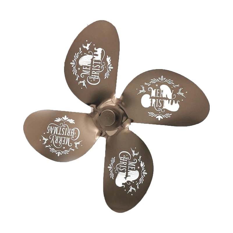 

Christmas 4 Blades Fireplace Stove Fan Blade Replacement for Wood Burner Stoves