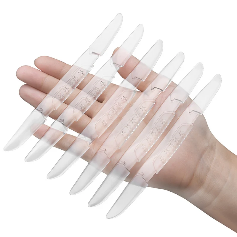 6 шт. автомобиль противоскользящая полоса зеркало прозрачные защитные резиновые