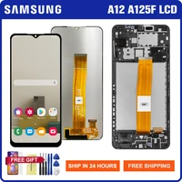 6 5 lcd display for samsung galaxy a12 a125 touch screen display digitizer assembly parts for samsung sm a12f sm a12fdsn lcd