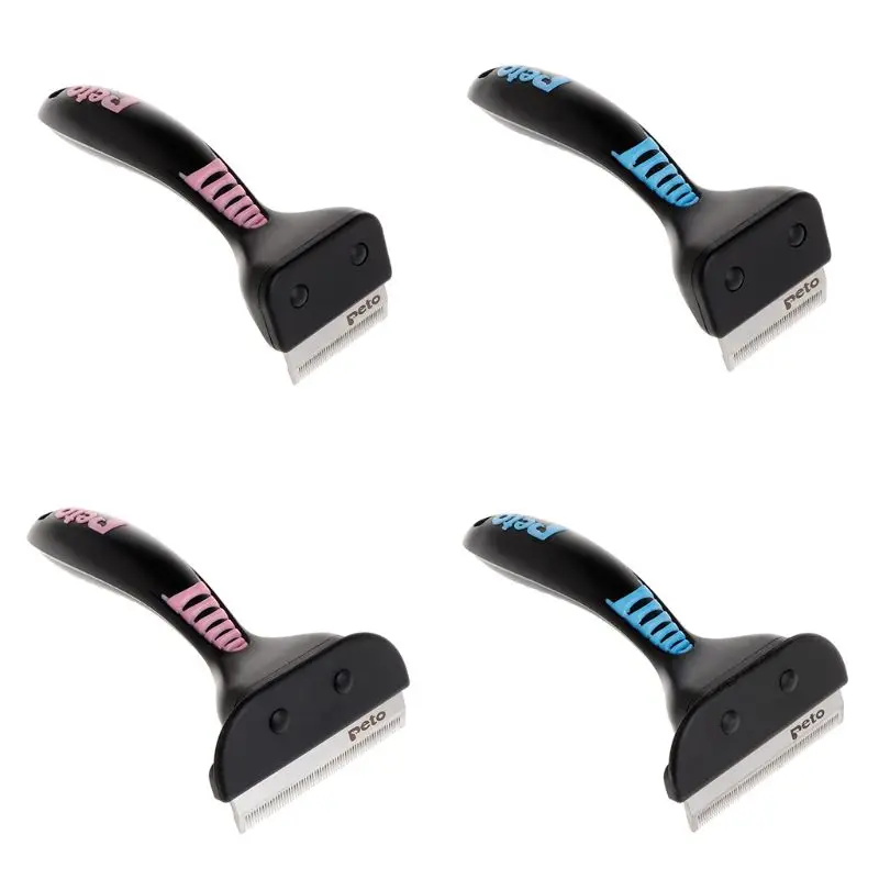 

Расческа для домашних животных, триммер для удаления шерсти, щетка для груминга собак, кошек, щенков, котят, безопасное удаление, профессион...