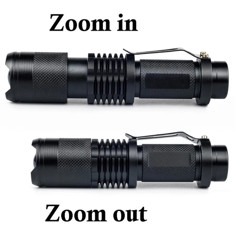 Мощный тактический миниатюрный фонарик для кемпинга светодиодный с