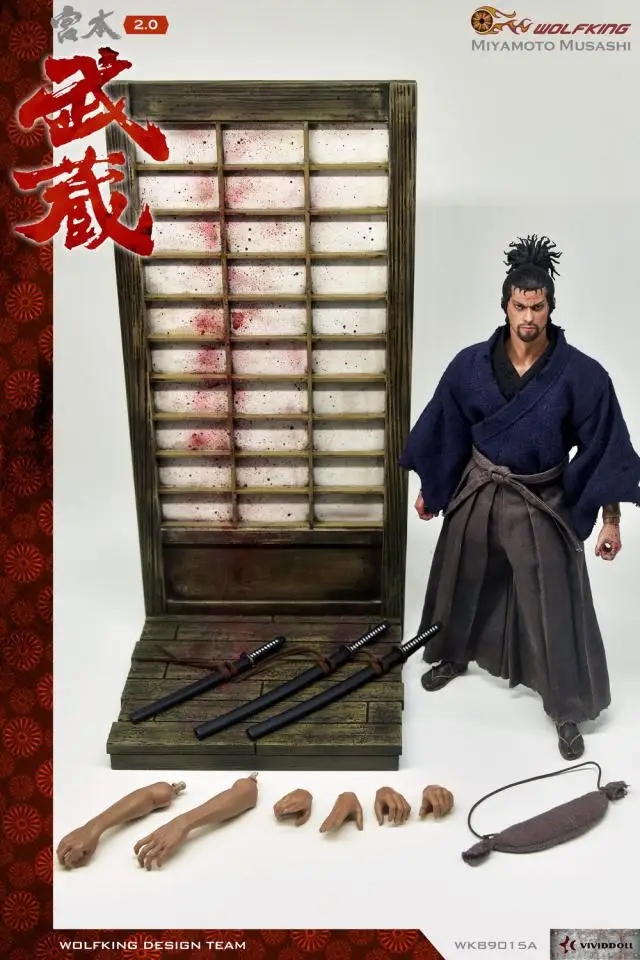 WOLFKING WK89015A 1/6 Миямото Takehide 2 0 Коллекционная экшн-фигурка для фанатов праздничный