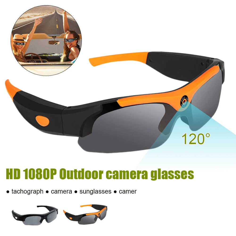 Спортивные солнцезащитные очки видеорегистратор мини 1080P HD камера шпионские DVR USB