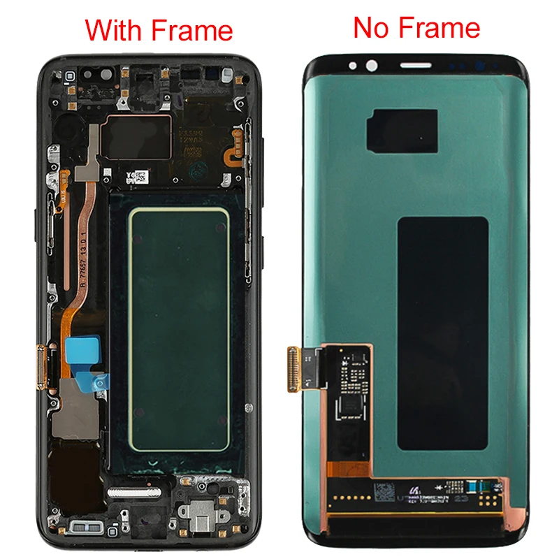 Super Amoled S8 Plus LCD для Samsung Galaxy с рамкой 2960*1440 SM G950F G955F G955FD ЖК дисплей сенсорным