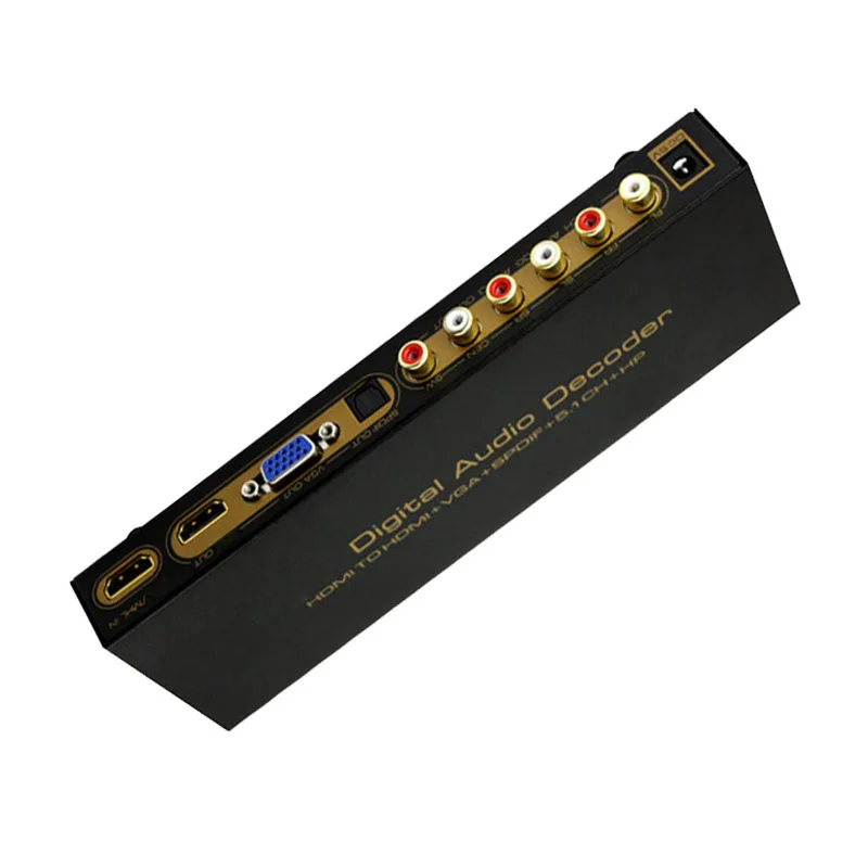 Цифровой аудио декодер HDMI-совместимый TOHDMI-совместимый + VGA SPDIF 5.1CH для DVD Blue-Ray PS3 360