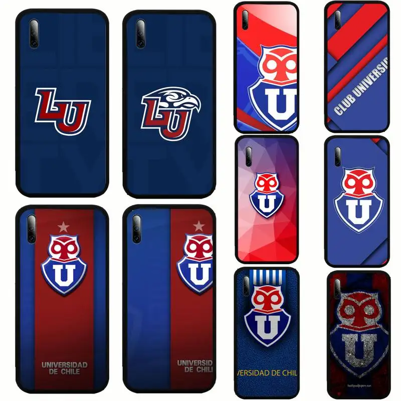 

University of Chile fashion logo Phone Case For Samsung S8 S9 S10 E S20 S21 S30 5G Edge plus lite Cover Fundas