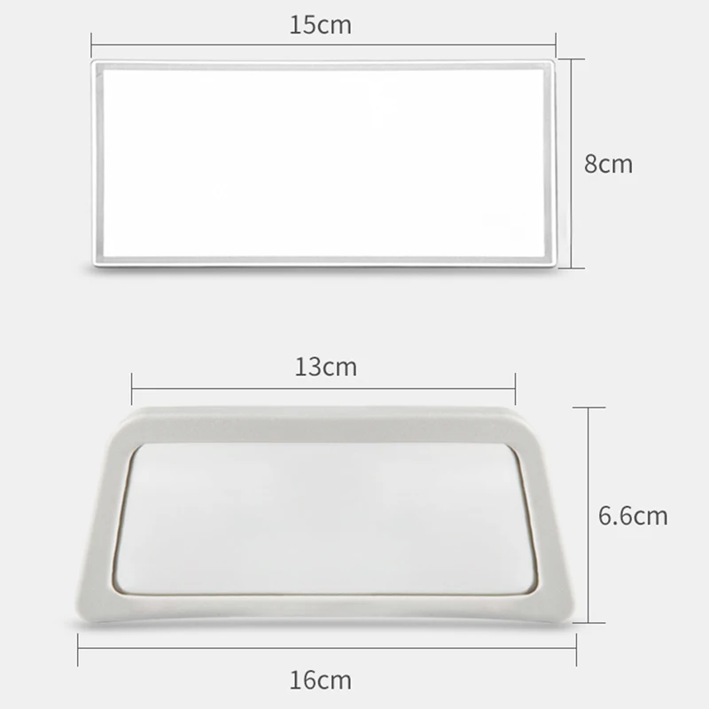 Автомобильный солнцезащитный козырек зеркало HD для макияжа интерьерный декор