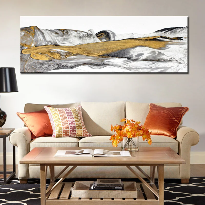 Китайские абстрактные горы холст живопись Современное абстрактное искусство