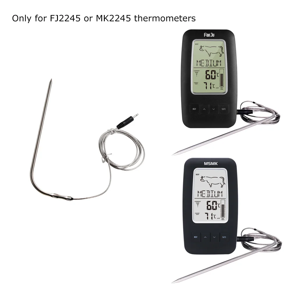 Food Stainless Steel Thermometer extra probe for FJ2245 Cooking Tools |