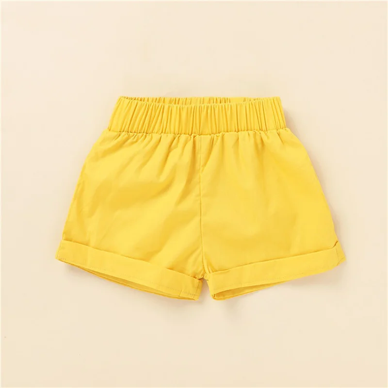 

2021 2pcs Baby Girls Cotton Clothes Sets,Kids Sweet Cute Sunflower Boat Neck T-shirt and Solid Color Short Pants,9Months-4Years