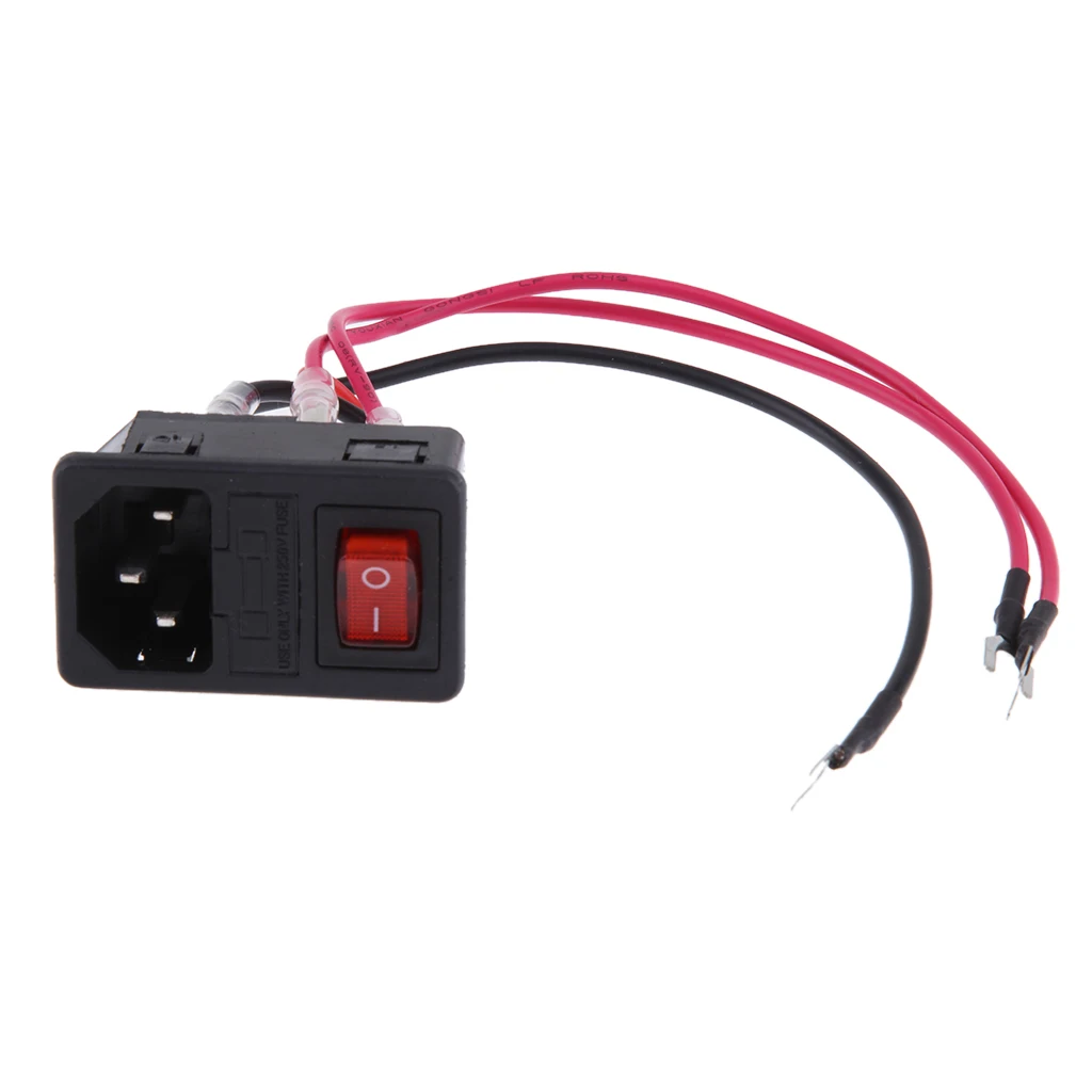 Штепсельная розетка 10 А 220 В/110 В входной модульный штепсель переключатель