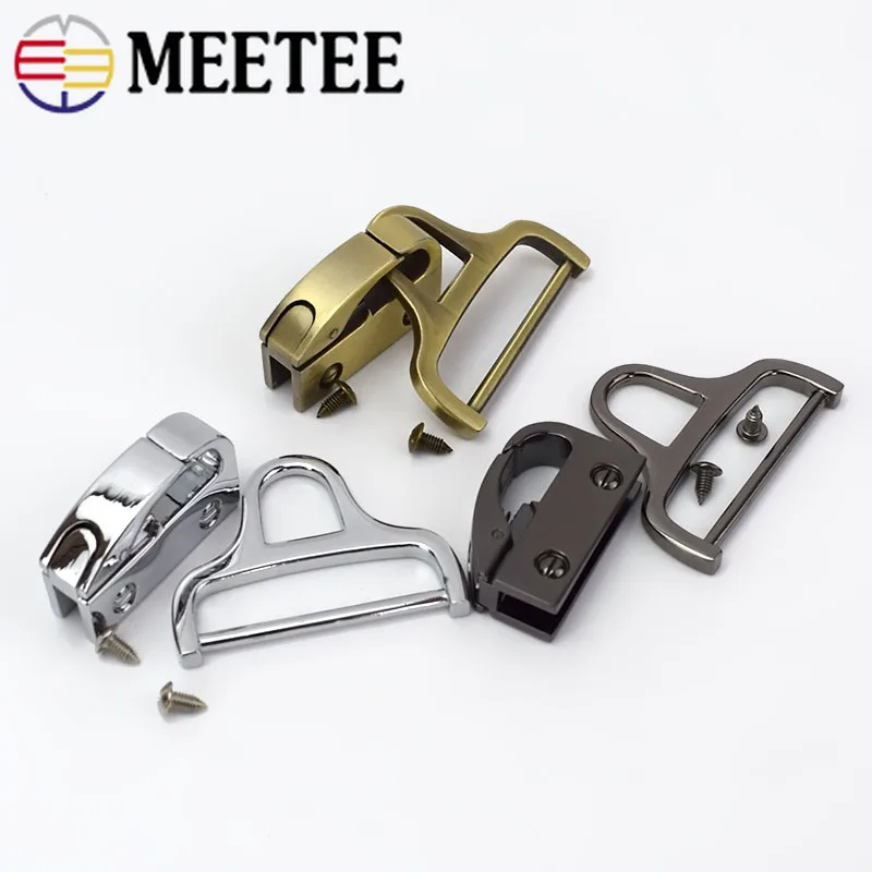 2/4 комплекта декоративные застежки для сумок metal buckle buckles metalside buckle