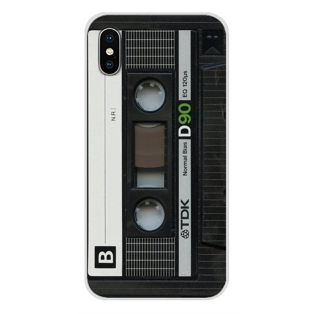Transparent TPU Shell Covers For Huawei Honor 4C 5C 6X 7 7A 7C 8 9 10 8C 8S 8X 9X 10I 20 Lite Pro Vintage Magnetic Tape Cassette | Мобильные