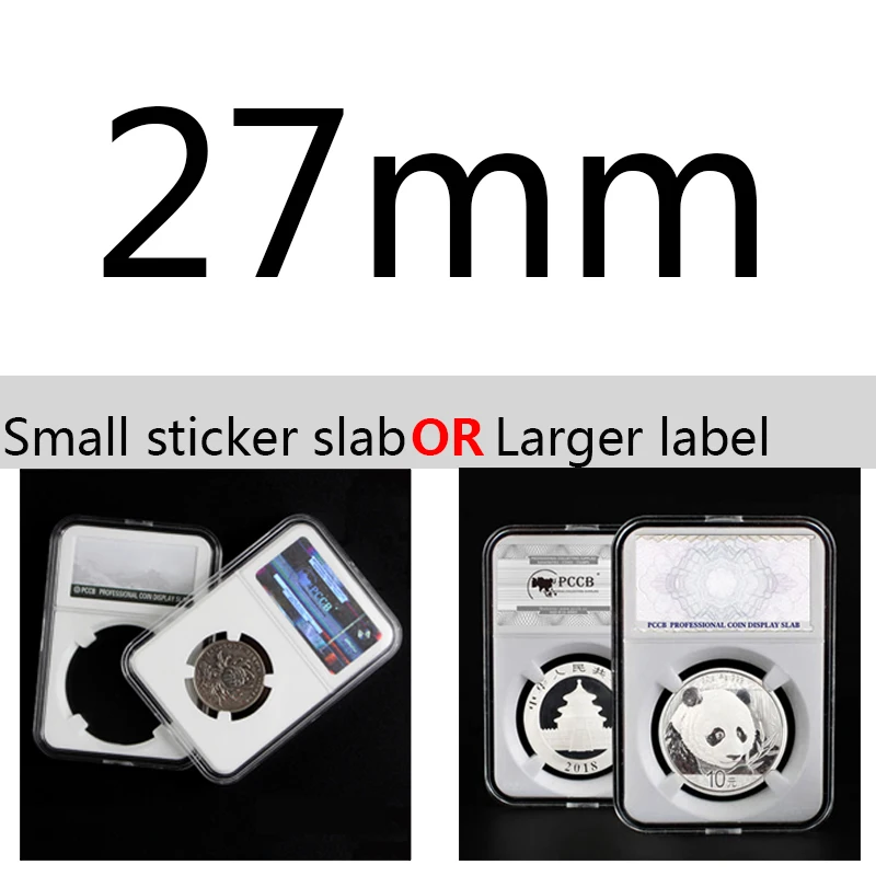 

Комплект из 10 идентификационных чехлов PCCB для монет белого цвета