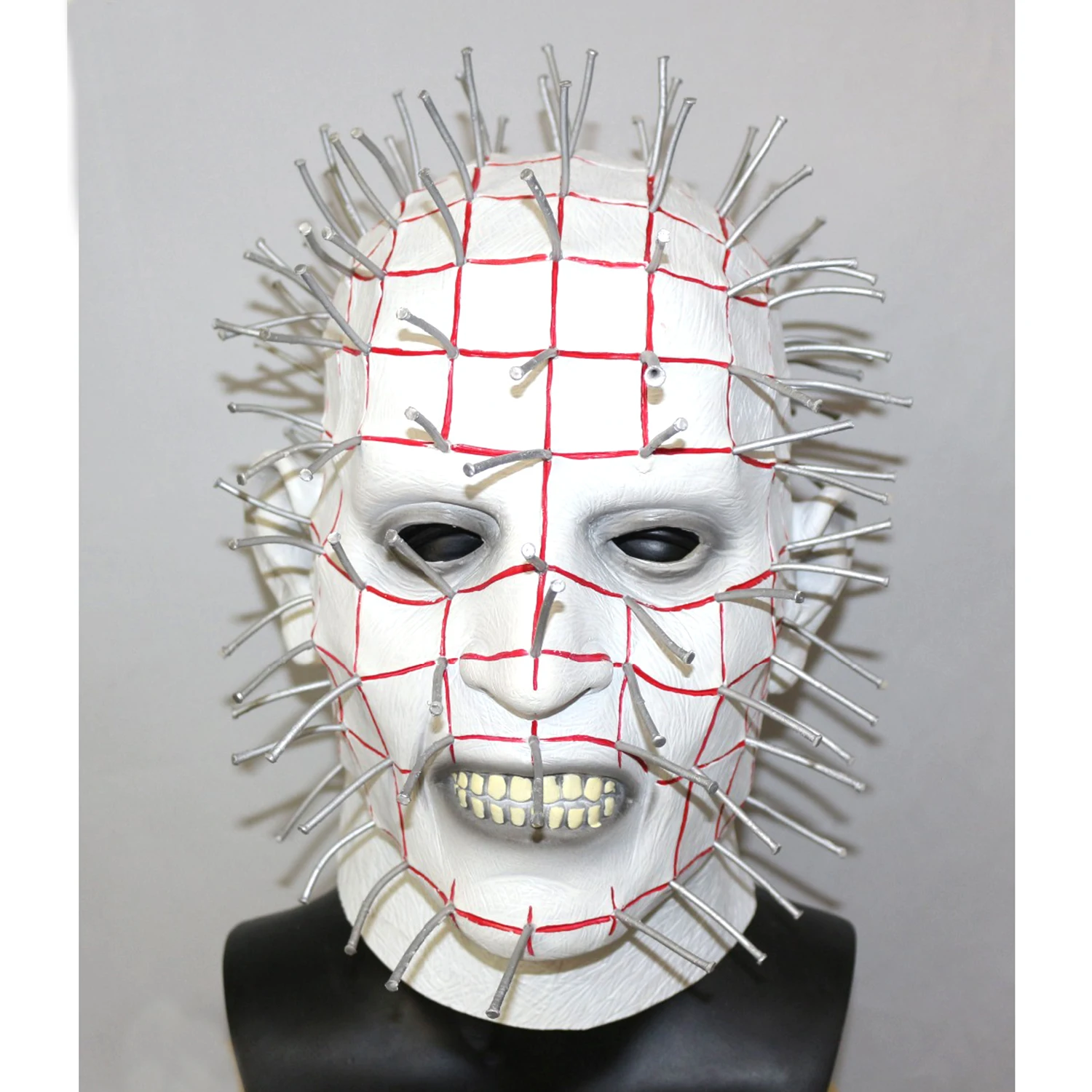 Латексная Маска нхеда для Хэллоуина косплея по мотивам фильма Hellraiser костюм