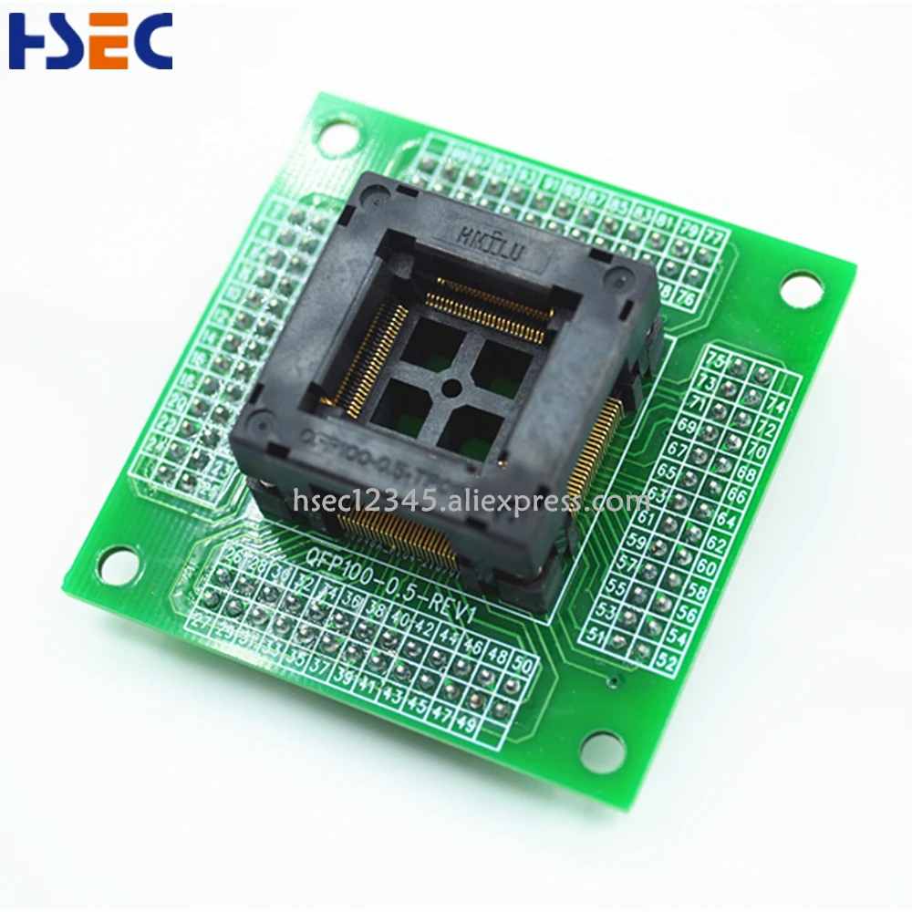 Высококачественный Программируемый разъем TQFP100 FQFP100 QFP100 к DIP100 Стандартный