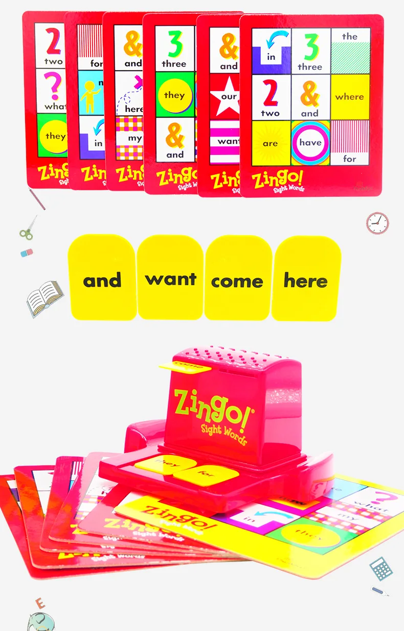 ThinkFun шустрый сенсорный слово прицел слова обучающая игрушка Zingo