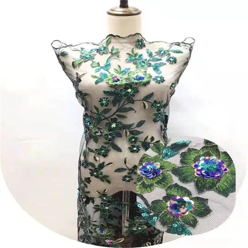 2019 французская кружевная ткань Золотая свадебная Высококачественная