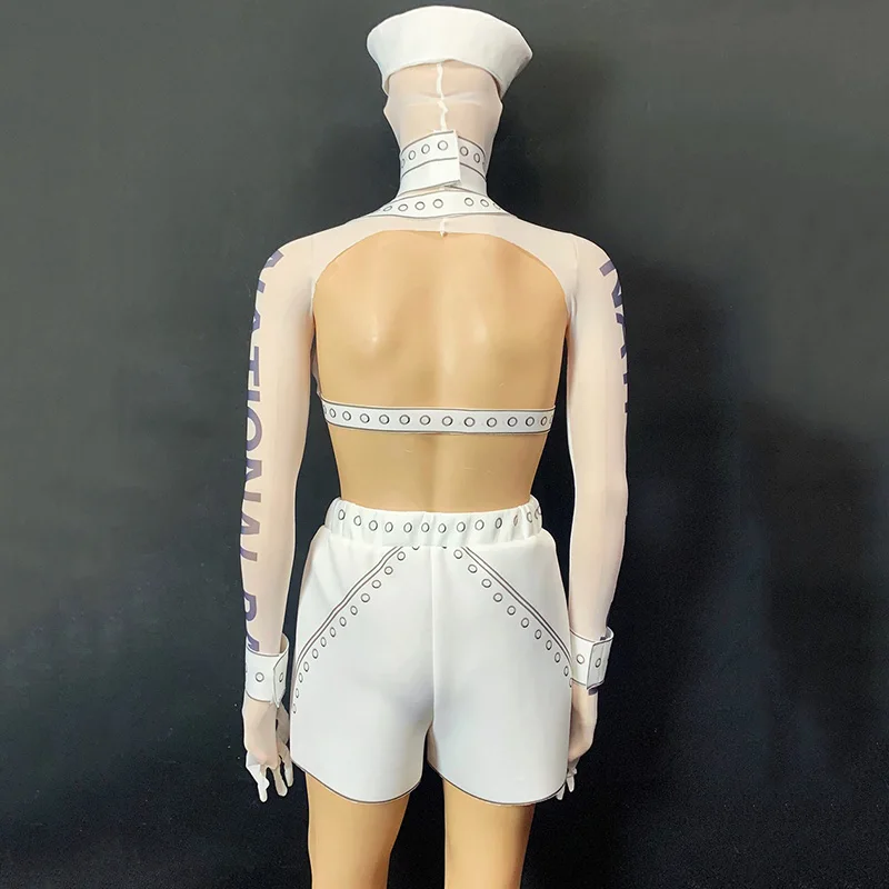 Новый наряд на день рождения для женщин и мужчин белый бандажный комбинезон