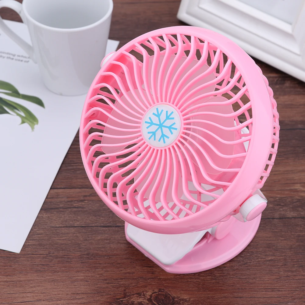 

Mini USB Rechargeable Clip Fan Rotatable Portable Small Fan 3 Speed Mute Air Cooling Fan for Office Cool Fans Car Home Notebook