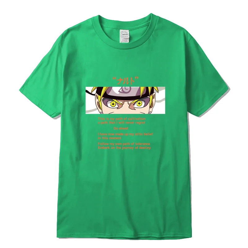 

XIN YI Men's Casual High Quality 100% Cotton Short Sleeve Anime T-shirt Loose Cool men tshirt o-neck t-shirt men tee shirts top