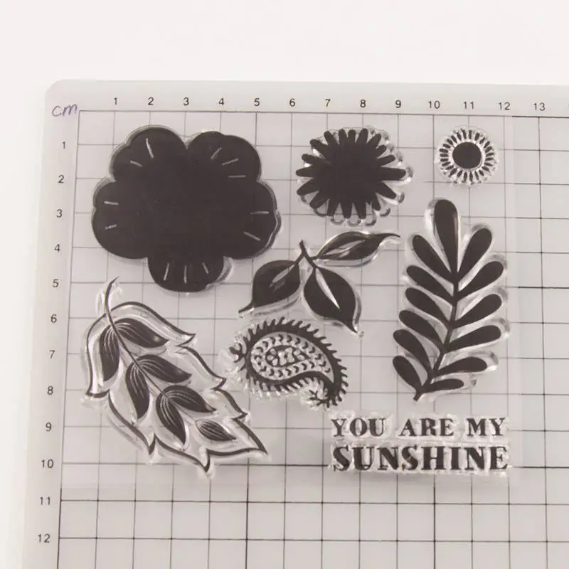 Фон прозрачный чистый силикон резиновая печать штамп &quotсделай сам&quot