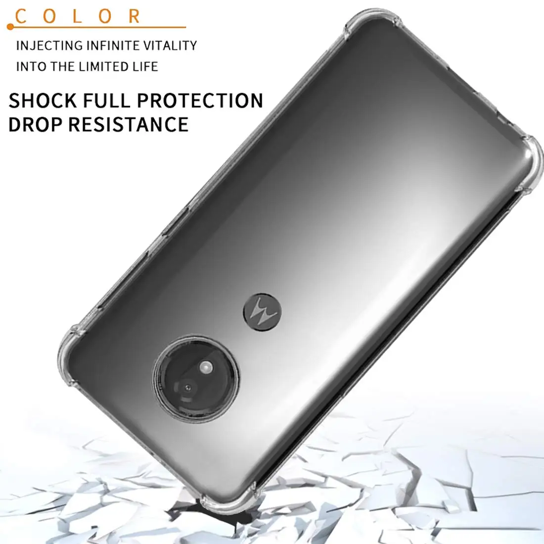TPU Case For Motorola MOTO E7 Plus G9 Play One Action G8 Power G7 P30 Note Z3 Play Cases Soft Silicone Transparent Phone Cover
