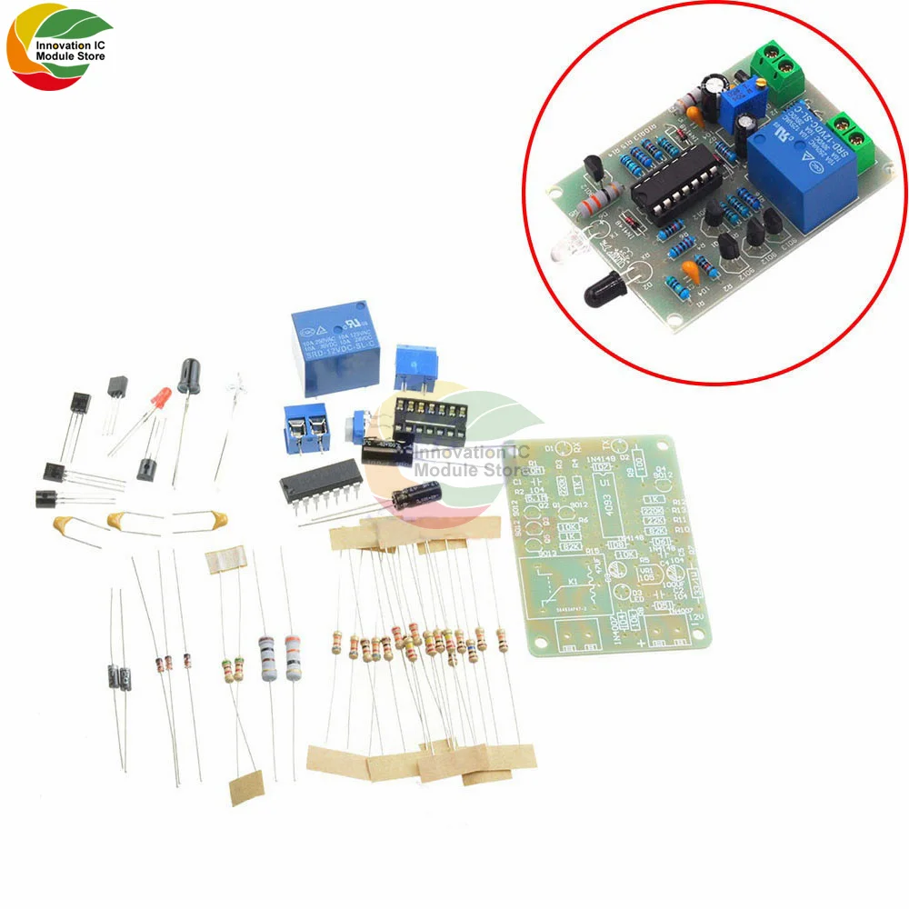 

New Infrared Proximity Control Switch Board DIY Kit 0-40 Seconds Delay Time Adjustable Auto Faucet Infrared Sensor Module Brand