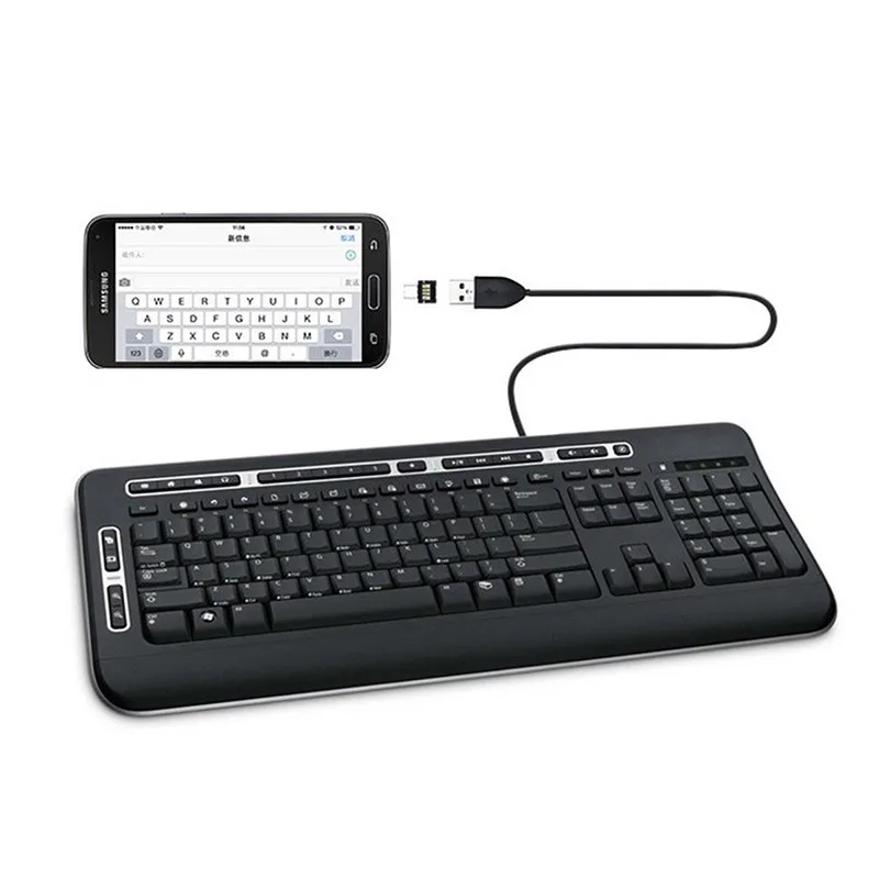 Переходник Mini Type C OTG USB 2 0 на штекер USB-C для Galaxy S8 Plus Oneplus 5T MacbookPro адаптер U-диска |