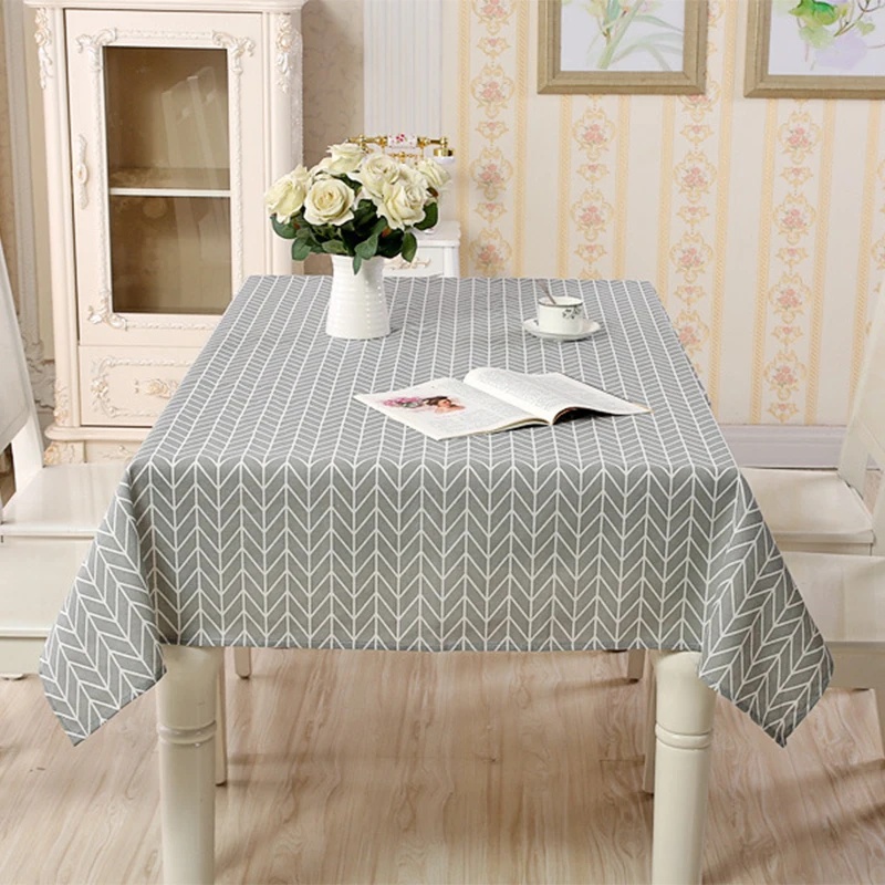 Lanke прямоугольная скатерть с геометрическими узорами украшение для дома и кухни