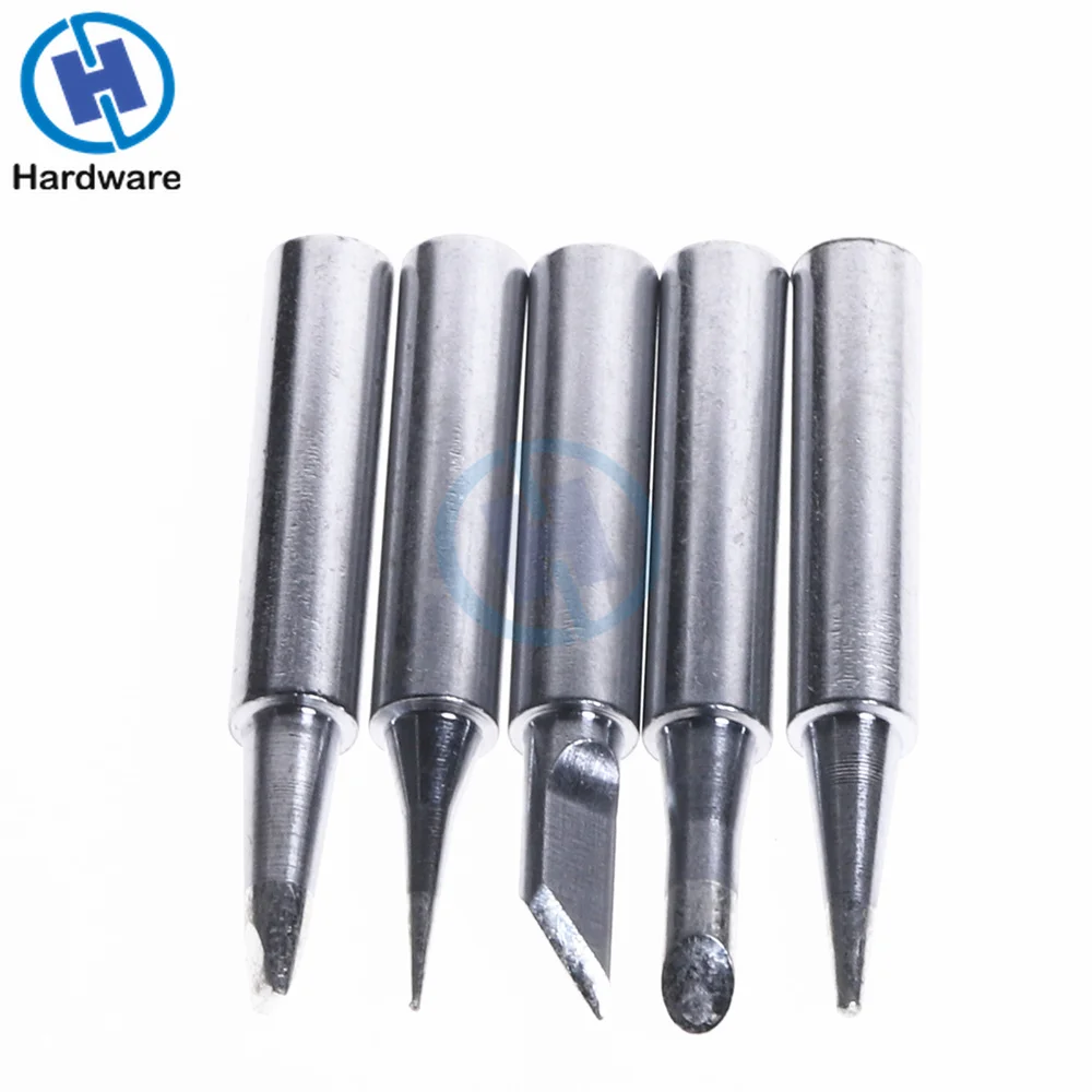 Набор металлических наконечников для паяльника 5 шт. 42 мм 900M T без свинца припой