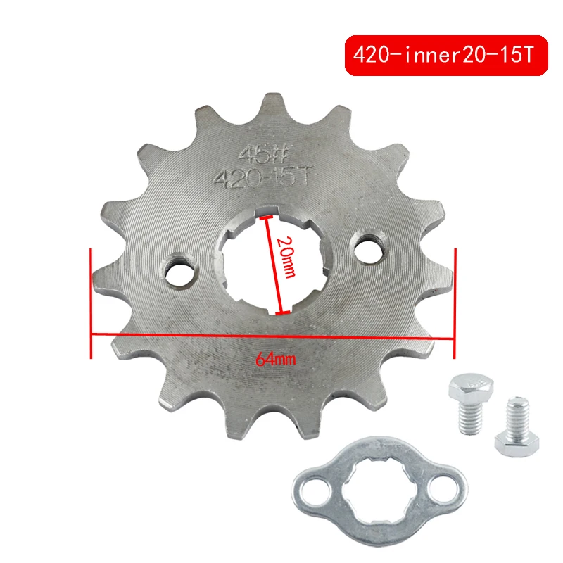

Передняя Звездочка двигателя для Taotao Kayo B XMoto Apollo SSR 420 125cc ATV Quad, цепь 420 110 H 17 мм 20 мм 15T 16T