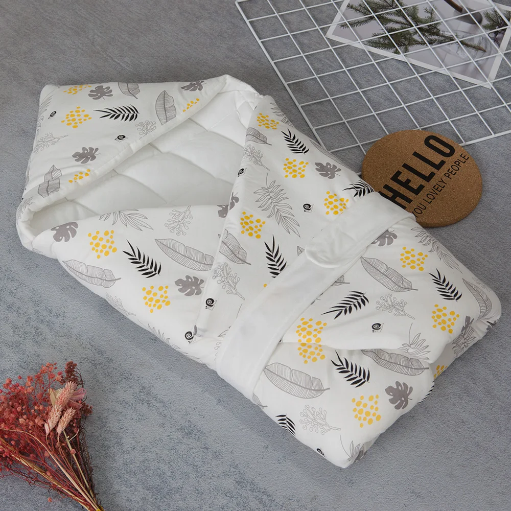 Детское одеяло для новорожденных толстый хлопок теплый мягкий детский Ранец
