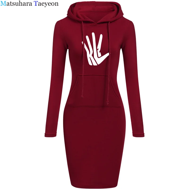 Женское хлопковое платье с капюшоном черное белое или серое Свободное длинным