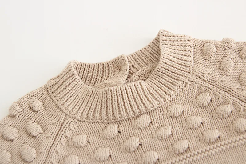 Вязаный свитер Одежда для малышей Свитер Осень-зима Детский комбинезон