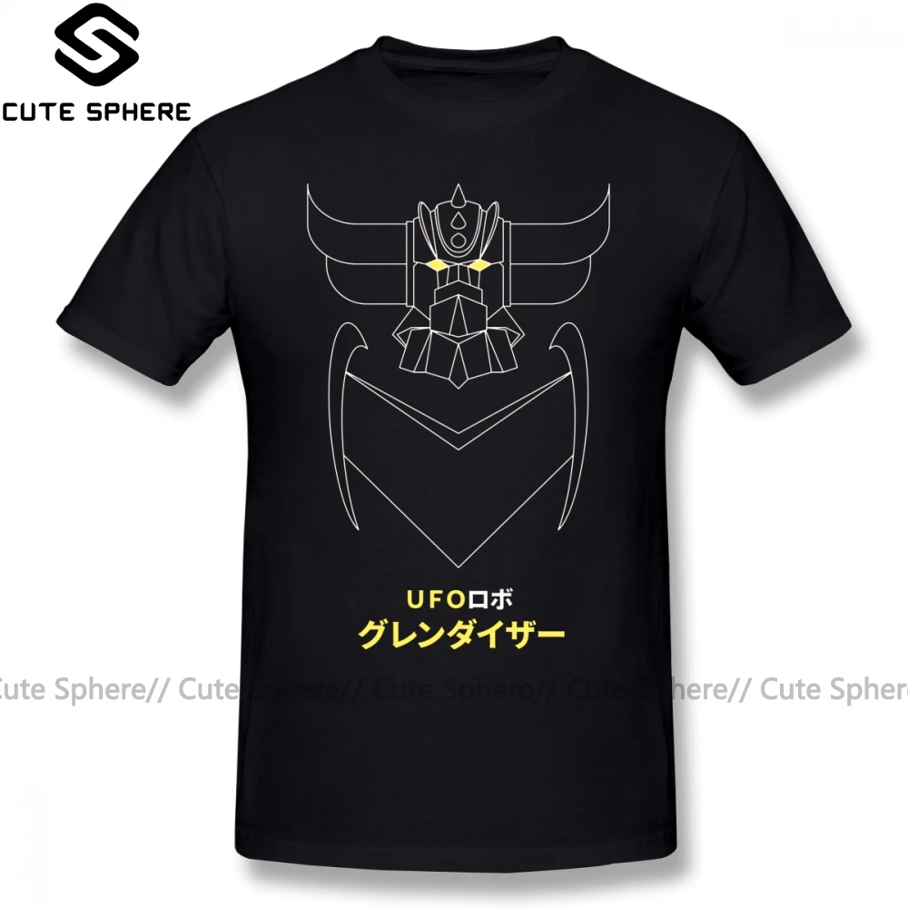 Mazinger футболка грендайзеру свободная версия 4xl 100 процентов хлопковая Футболка