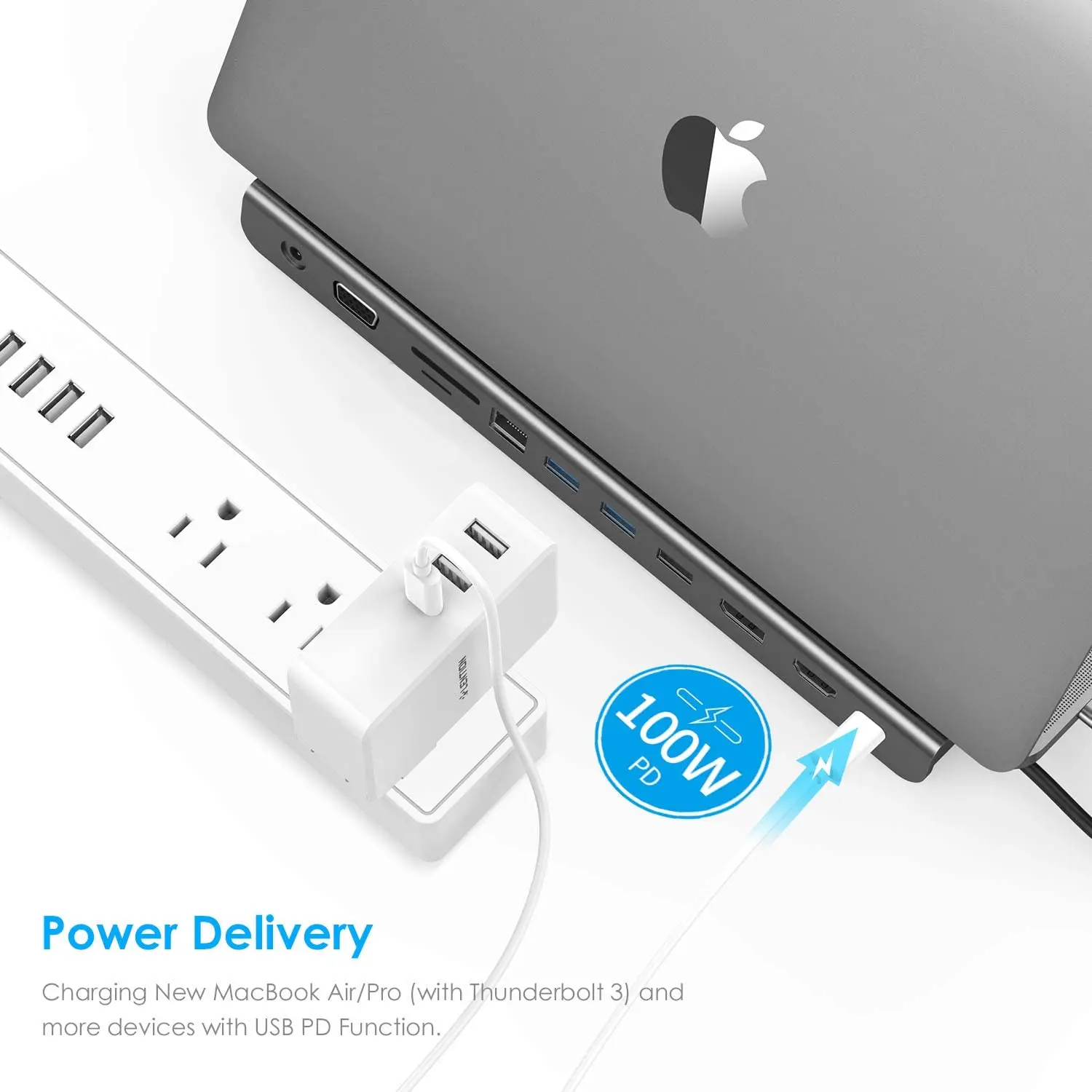 Док-станция USB C 100 Вт PD 4K HDMI/DisplayPort VGA Ethernet кардридер 3 0 адаптер Aux для MacBook Pro 2020 |