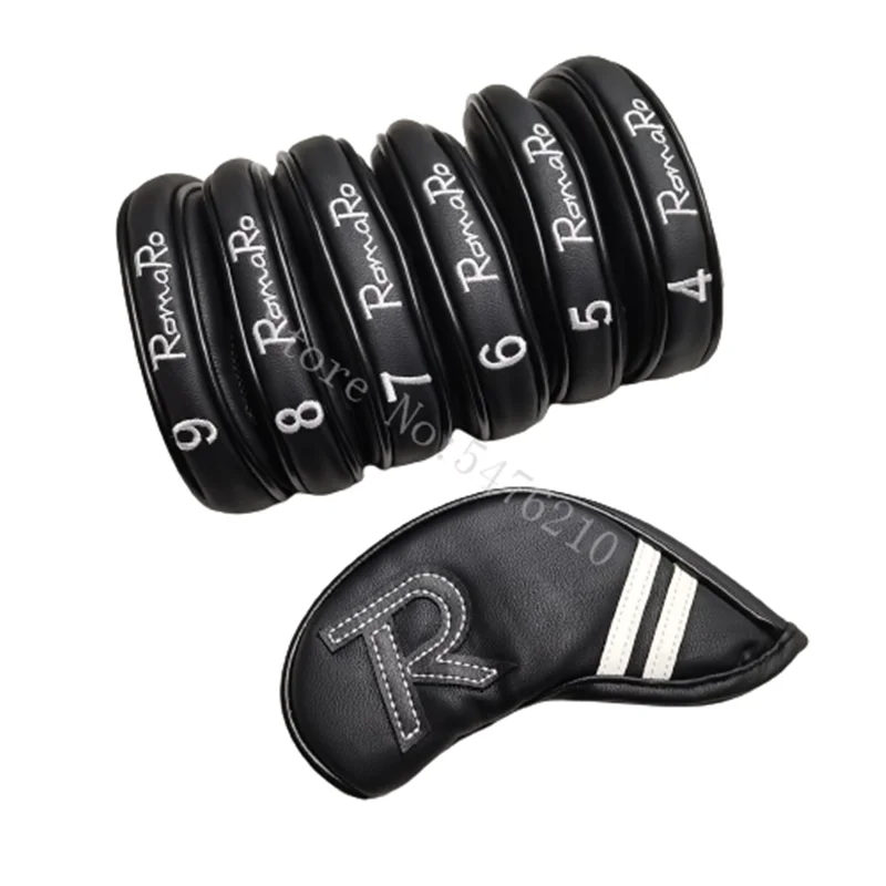 ROMARO  iron Set Covers Golf Iron Head Covers With Magnetic Closure PU  Golf Irons Set Covers 4-9 P(7pc) .Free shipping