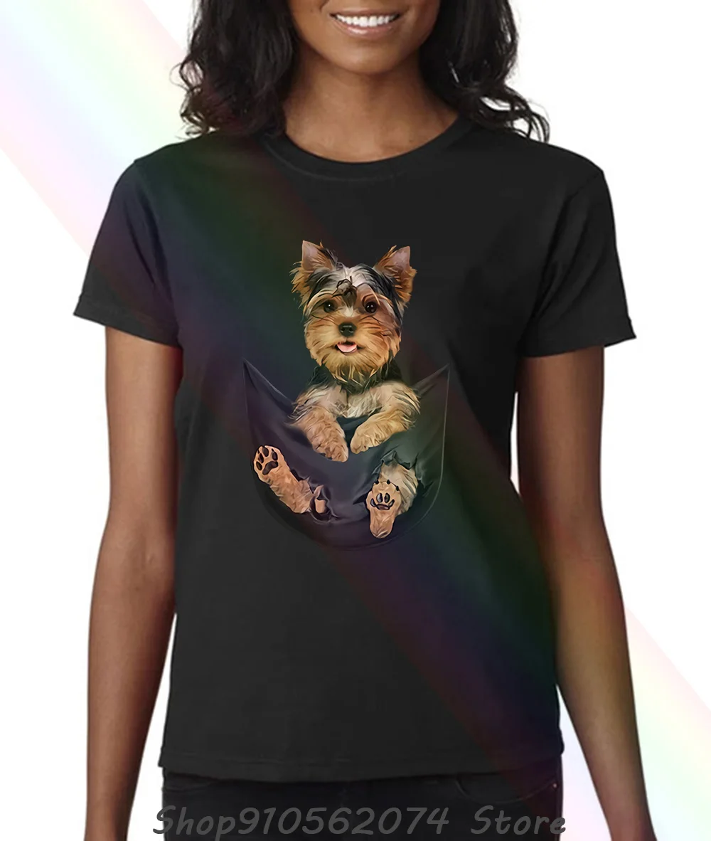 

Yorkshire Terrier Pocket Women T-shirt BSTZC