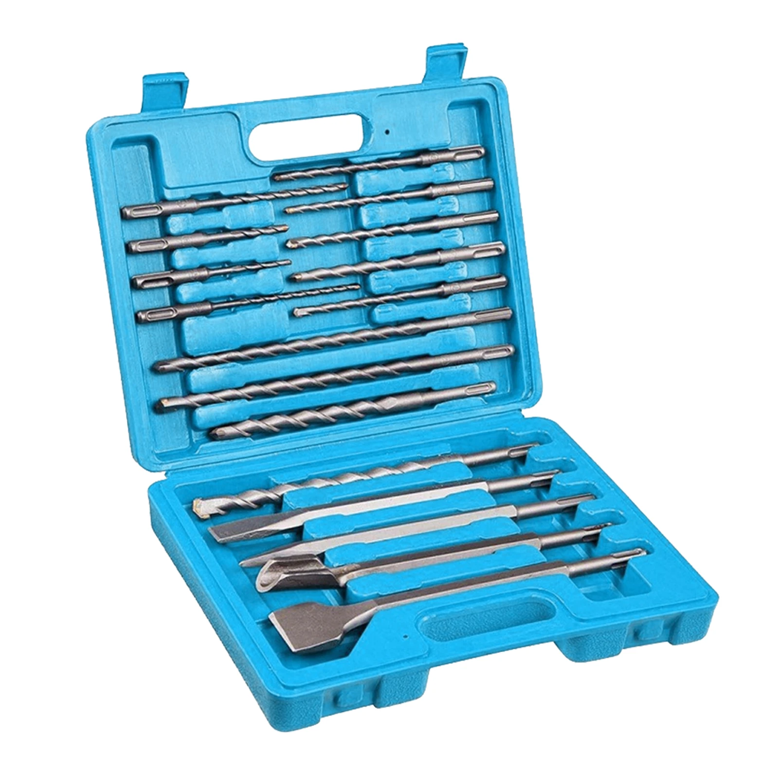 

17 шт. Перфоратор сверла и набор долота с коробкой высокое Скорость электрическое ударное долото бетонной кладки отверстие бурового инструм...