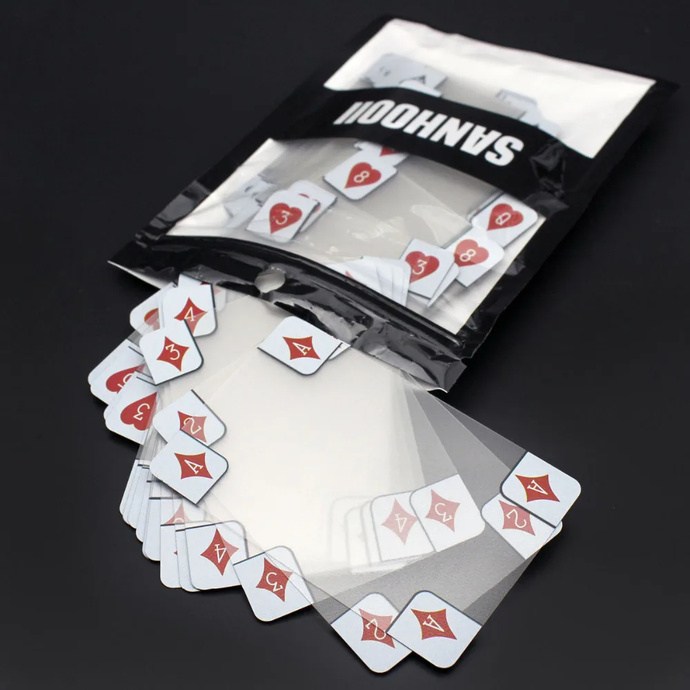 

54x прозрачная пластиковая игральная карта стиль вскрытие батареи для iPad планшет мобильный телефон клееный экран ремонтный инструмент гадж...