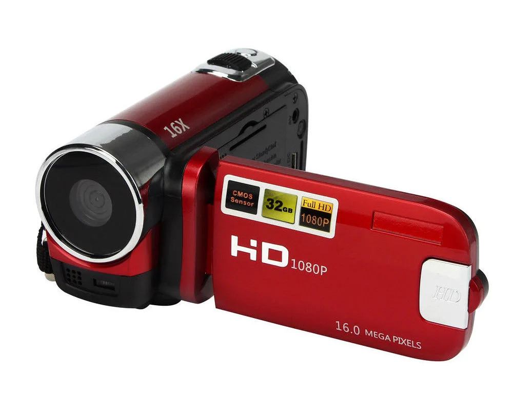 Цифровая видеокамера 6 МП 2 7 дюйма TFT LCD HD 16X с цифровым зумом DV для съемки