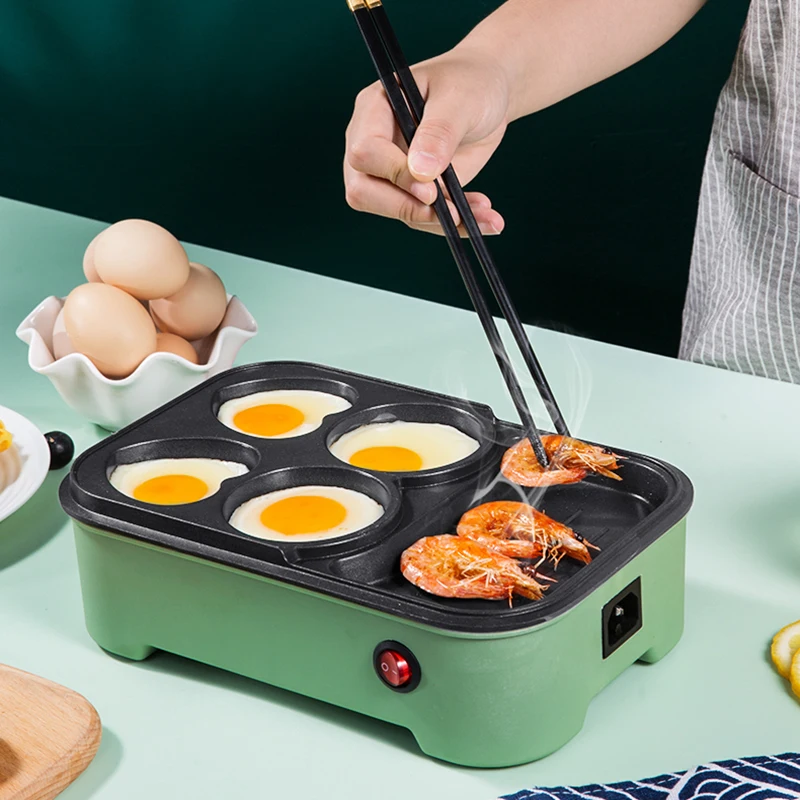 Goedkoop Elektrische Eieren Geroosterde Hamburger Machine Rode Bonen Taart Crêpe Maker Mini Pie Pannenkoek Bakken Gebakken Ei Omelet Koekenpan